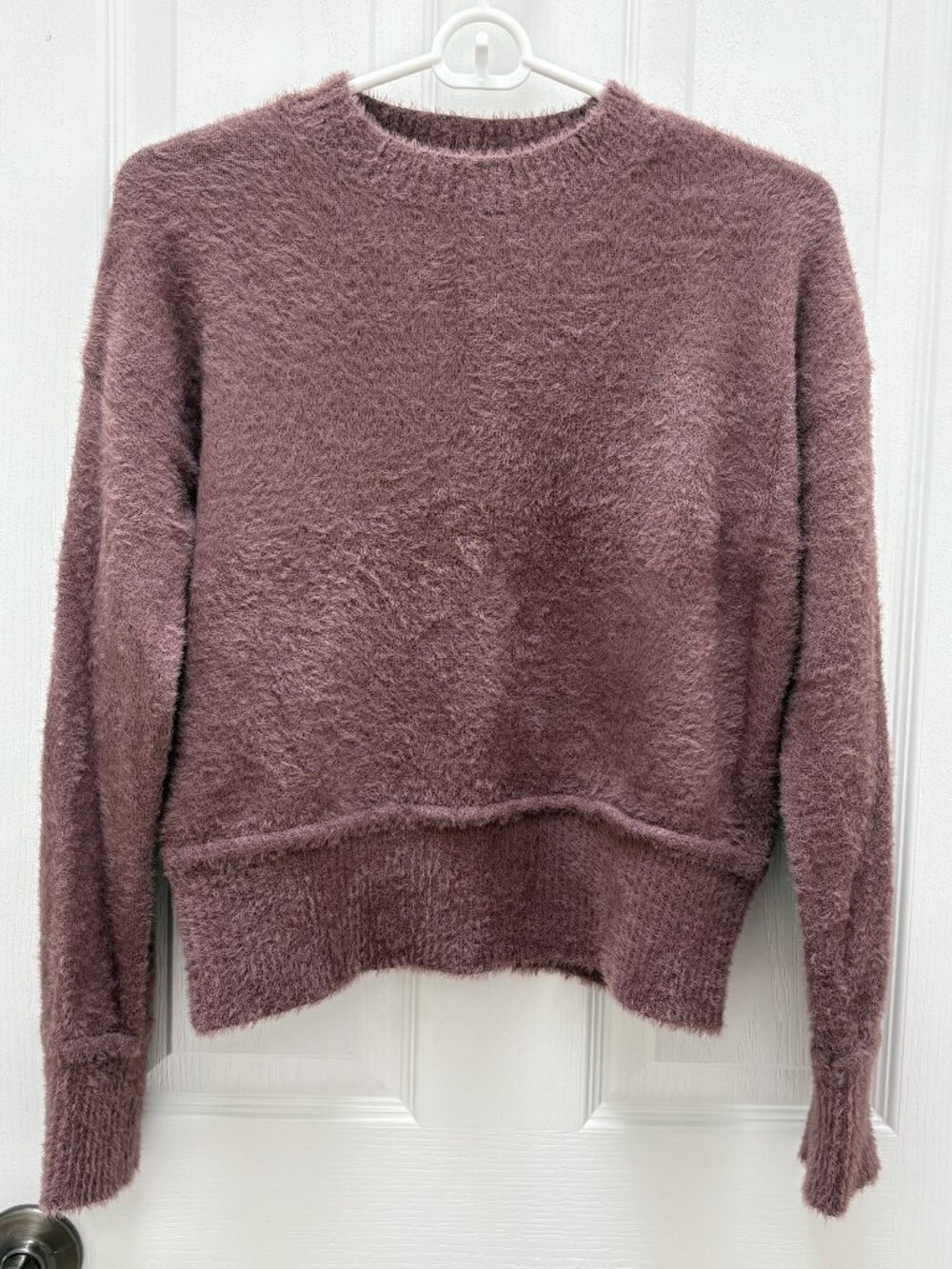 Small Mauve Hippie Rose Sweater